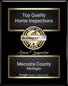 Best of 2025 Award for Best Home Inspector goes to Top Quality Home Inspections of Mecosta County Michigan